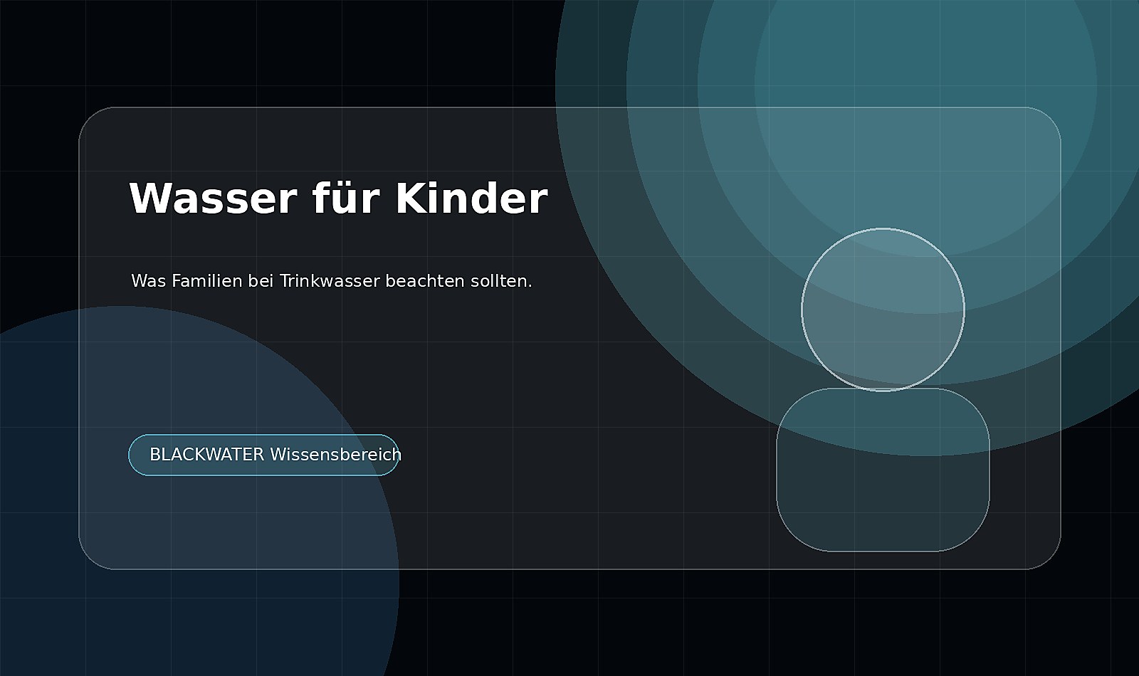 Sicheres Trinkwasser für Babys und Kinder