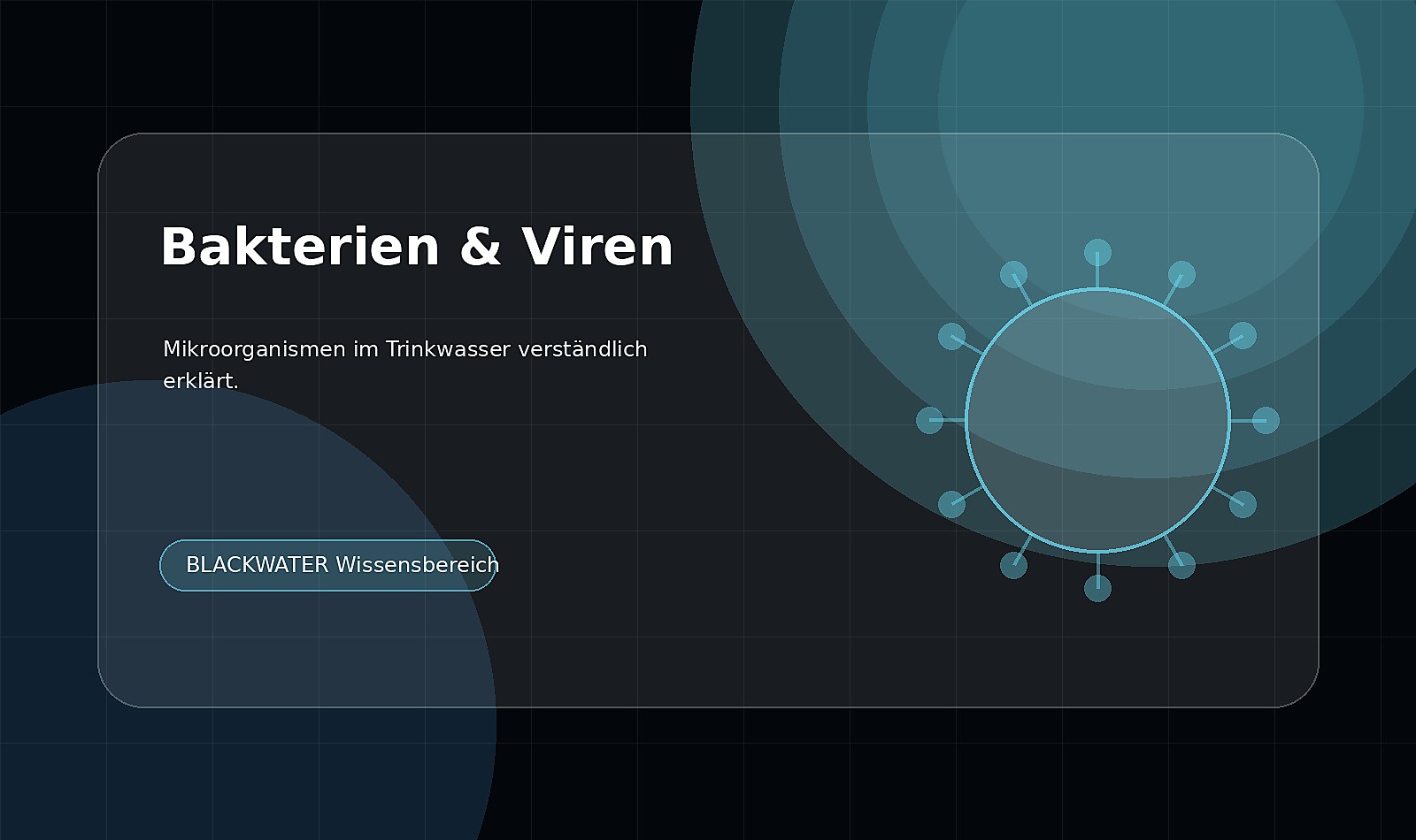 Bakterien, Viren und Trinkwasser: Was Haushalte wissen sollten